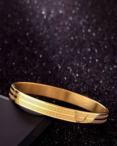 GKKAKADIYA Stainless Steel Gold-plated Kada - Image 8