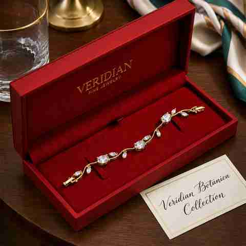 zevarna Alloy Cubic Zirconia Gold-plated Bracelet Set - Image 5