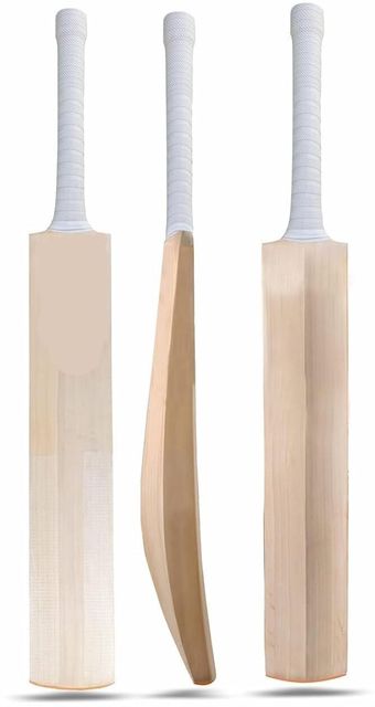 ISBN Classic wooden plain KASHMIRI HARD TENNIS BAT 1000-1100g Kashmir Willow Cricket Bat For 15+ Yrs (900-1100 kg) - Image 4