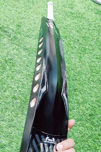 Willow Master Lightweight Hard Tennis Kashmir Willow Cricket Bat (1 - Image 3
