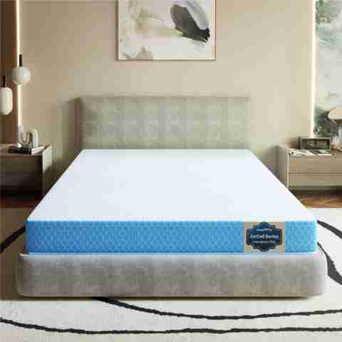 SleepyHug Ortho SpineX AirCell Series Orthopedic 4 inch Single High Resilience (HR) Foam Mattress (L x W: 72 inch x 36 inch) - Image 3