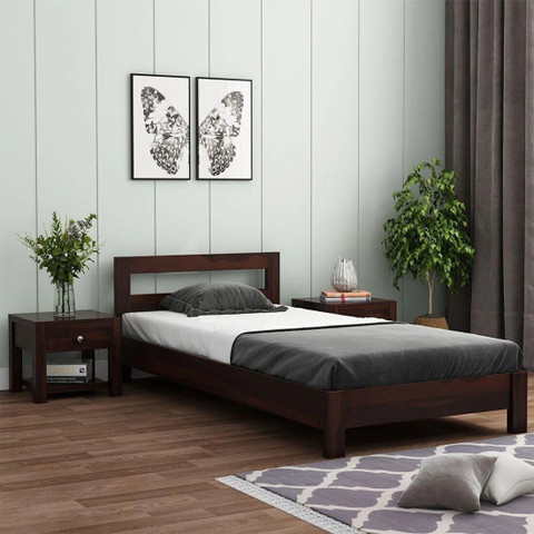 Mamata Wood Decor Sheesham Single Bed view 2