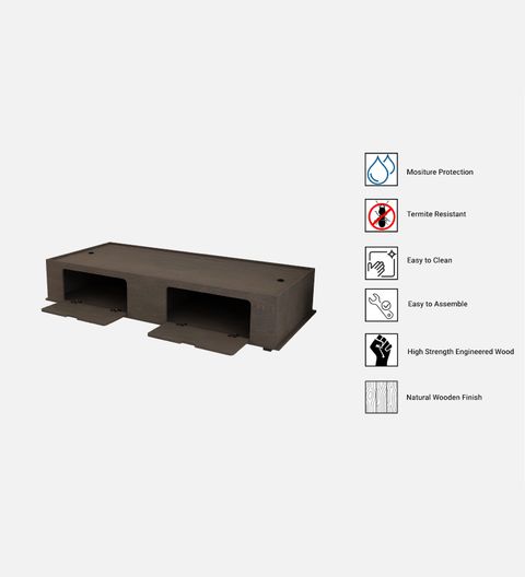 SIVOM Cyprus Multipurpose Diwan/Single Bed with Storage Engineered Wood Single Box Bed, 81 cm x 188 cm (2.66 ft x 6.17 ft) (Finish Color - Dark Wenge, Delivery Condition - Knock Down) - Image 5