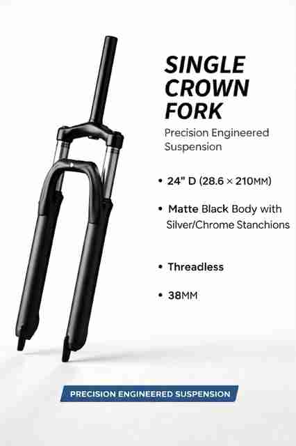 threaded 24 inch mtb fork