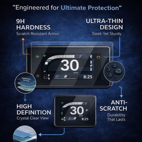 CoverEdge Premium Screen Guard for Honda SP125 2025 - Image 7