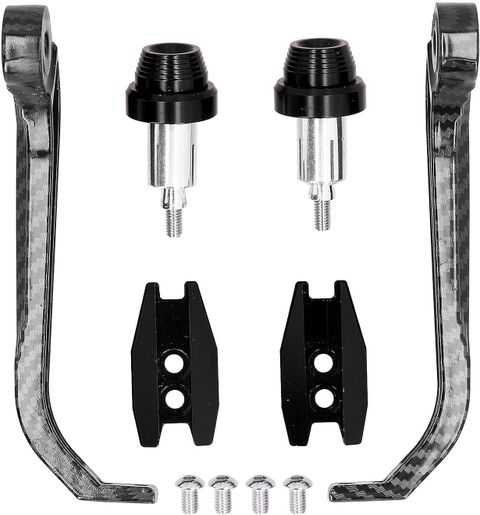 ASRYD Bike Handlebar Hand Protector Carbon Color Metal Body Heavy Hand Protecter Black Handlebar Hand Guard (KTM, Yamaha, Hero, Honda, Hyosung, Ducati, TVS, Harley Davidson, BMW Motorrad, Aprilia, Suzuki) - Image 6