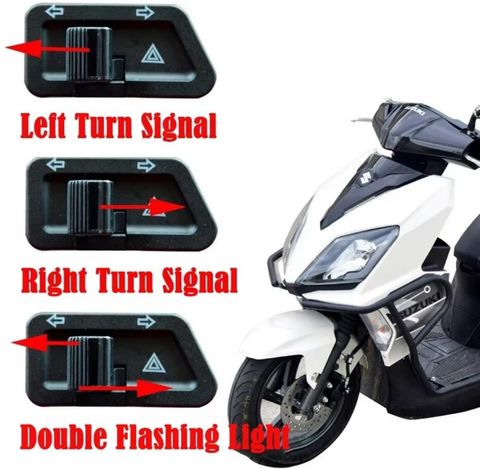 SRPHERE Universal Parking Hazard Indicator Switch For Yamaha SCOOTY Bike Electric Regulator - Image 4