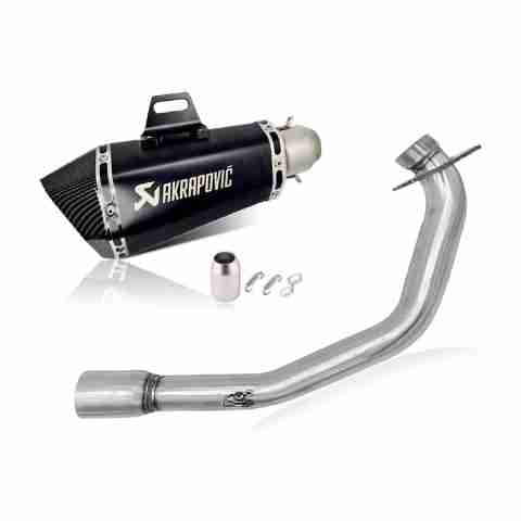 ASRYD 125 TVS NA Slip-on Exhaust System Stainless Steel - Image 5