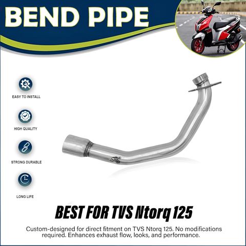 ASRYD 125 TVS NA Slip-on Exhaust System Stainless Steel - Image 6