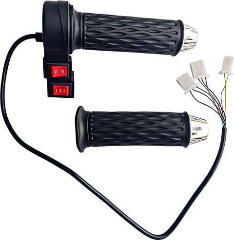 JIYU 123 Throttle Handle Bar Grip For Universal For Bike Universal For Bike (Pack of 2) - Image 7