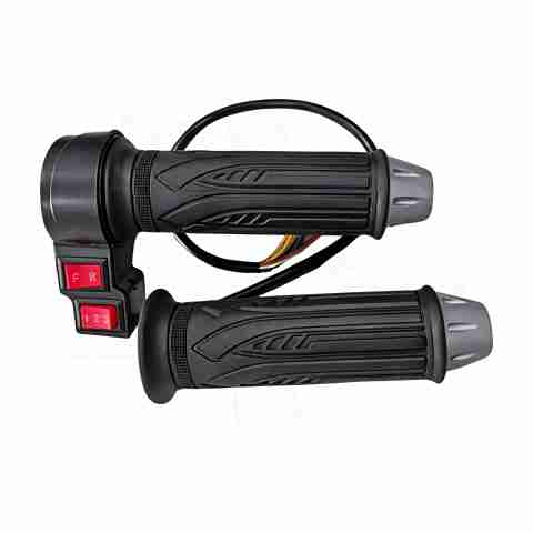 JIYU 123 Throttle Handle Bar Grip For Universal For Bike Universal For Bike (Pack of 2) - Image 3