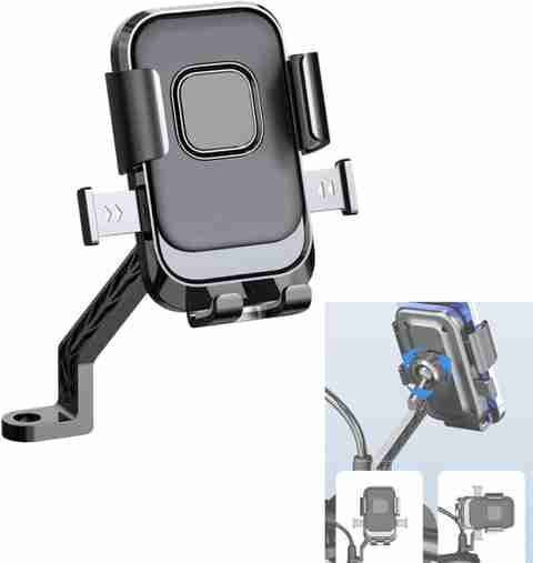 EnnixMart XY89 360° Bike Mobile Holder (Black) - Image 5