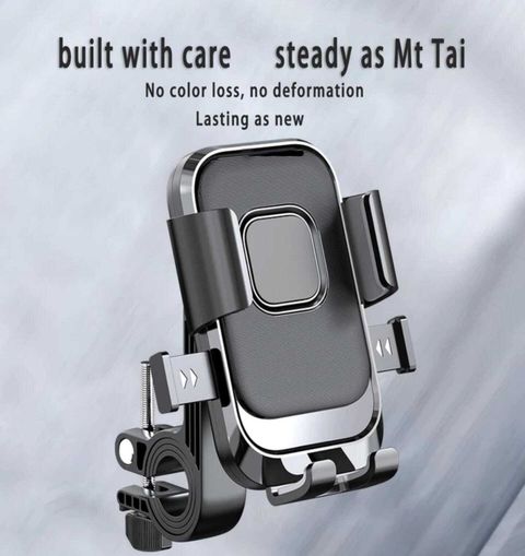 NextLevel adjustable anti shake cycle & bike mobile stand for all mobile waterproof Bike Mobile Holder (Black) - Image 6