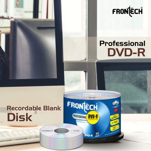 Frontech DVD Recordable Blank DVD-R 4.7 GB 16X Speed Digital Disk