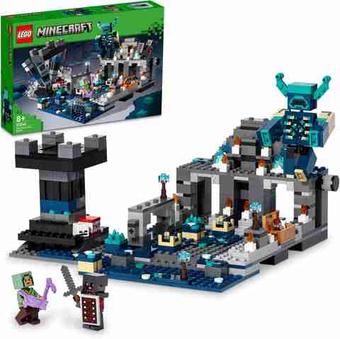 LEGO Minecraft The Deep Dark Battle 21246 Building Toy Set (584