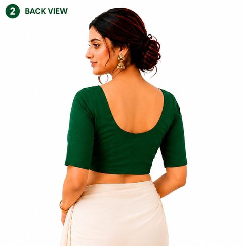 Susmita U-Neck Women Blouse - Image 4