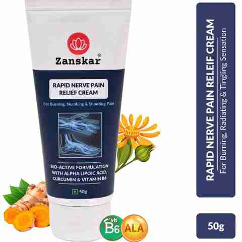 Zanskar Rapid Nerve Pain Relief Cream 50g - Image 5