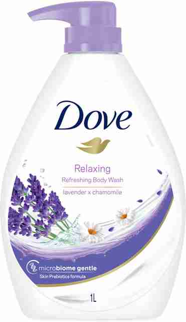 DOVE Lavender & Chamomile Go Fresh Body Wash with Relaxing Floral Scent (1000 ml) - Image 3