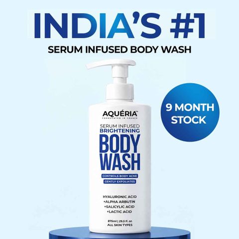 Aqueria 3 in 1 Serum Infused Brightening Body Wash with Hyaluronic Acid Alpha Arbutin (875 ml) - Image 4