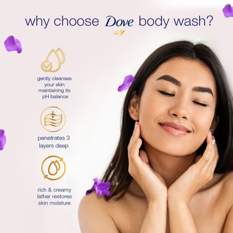 DOVE Lavender & Chamomile Go Fresh Body Wash with Relaxing Floral Scent (1000 ml) - Image 7