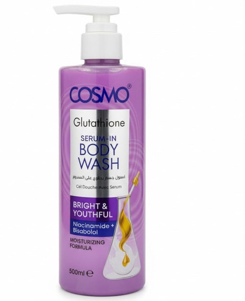 COSMO Glutathione Serum In Bright & Youthful Body Wash Brightens Dull Skin Cleanser: Buy COSMO Glutathione Serum In Bright & Youthful Body Wash Brightens Dull Skin Cleanser at Low Price in India