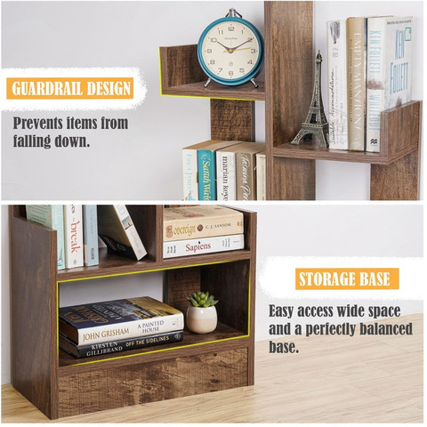 COROID 8-Tier Bookshelf view 3