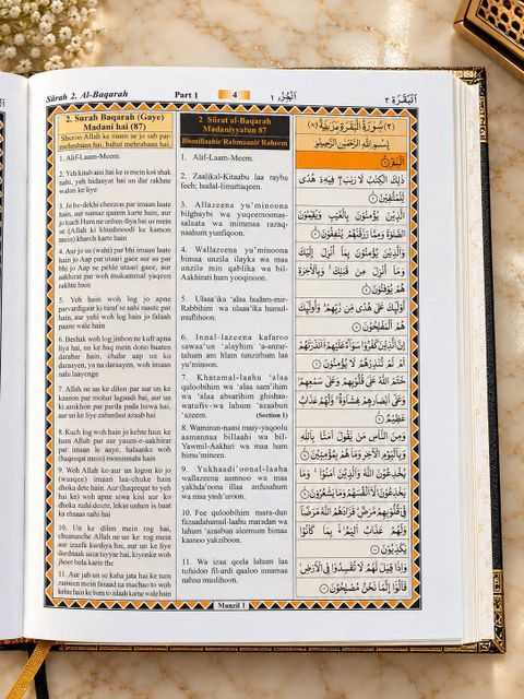 Futuremark Publication The Holy Quran - Kaaba Edition Arabic Text with Roman Urdu Translation & Transliteration (Hardcover, Maulana Muhammad Taqi Usmani) - Image 8