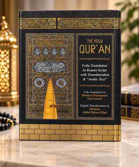 Futuremark Publication The Holy Quran - Kaaba Edition Arabic Text with Roman Urdu Translation & Transliteration (Hardcover, Maulana Muhammad Taqi Usmani) - Image 5