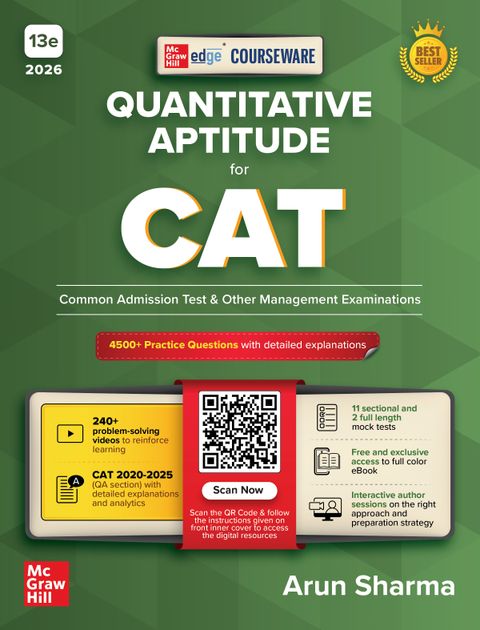 Mcgraw Hill CAT exam books 2026 combo by Arun Sharma (Set of 4) - Quantitative Aptitude (QA) + Verbal Ability and Reading Comprehension (VARC) + Logical Reasoning (LR) + Data Interpretation (DI) | MBA Preparation (Paperback, Arun Sharma, Meenakshi Upadhyay) - Image 7