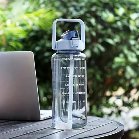 Ecodex 2 Litre Transparent Water Bottle for High Performance 2000 ml Plastic Bottle