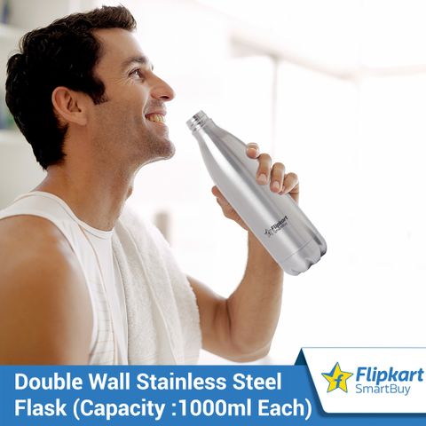 Flipkart SmartBuy Double Walled Steel Pack of 3 · 3 L (9 L total) - Image 7