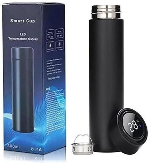 Nexora Stainless Steel Temperature Double Wall Vacuum Flask water Bottle 500 ml Stainless Steel Bottle (Pack of 1, Black) - Image 4