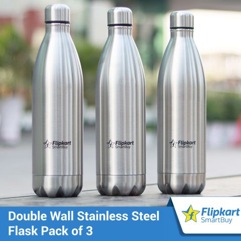 Flipkart SmartBuy Double Walled Steel Pack of 3 · 3 L (9 L total) - Image 6