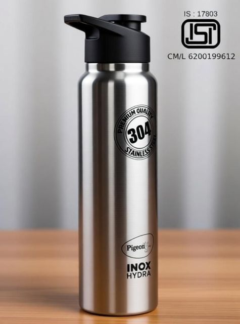 Pigeon Inox 900 ml Stainless Steel Bottle (Pack of 1, Silver) - Image 8