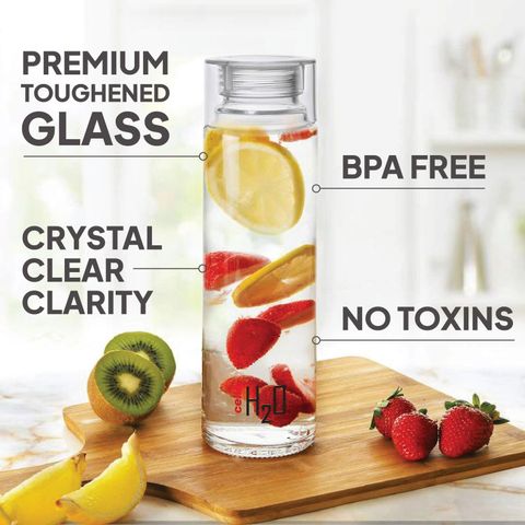 Cello H2O 1000 Glass Fridge Water Bottle 920ml - Image 6