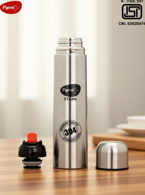 Pigeon Stark Therminox 1000 ml Stainless Steel Flask, Silver - Image 6
