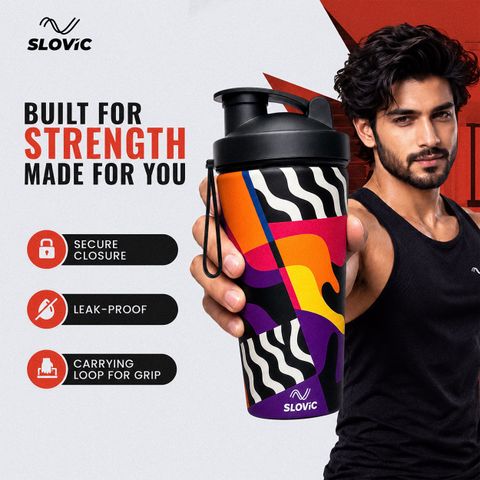 SLOVIC Steel Shaker 750ml Multicolor - Image 6