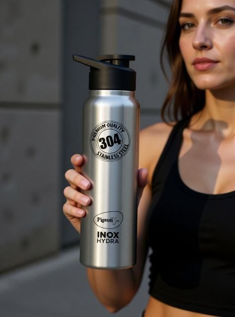 Pigeon Inox 900 ml Stainless Steel Bottle (Pack of 1, Silver) - Image 6