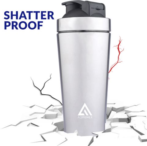 Adrenex Stainless Steel Shaker Bottle 700 ml Silver - Image 7