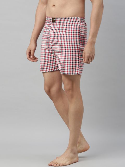 Broon Pack of 3 Assorted Checkered Men Boxer - Image 8