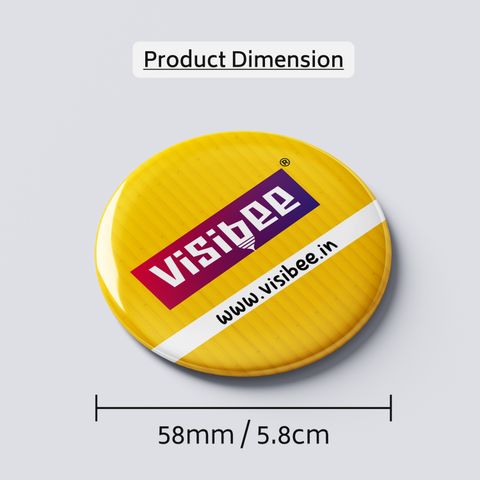 Visibee Superhero Pin Badges Set of 9, 58mm Multicolor - Image 8