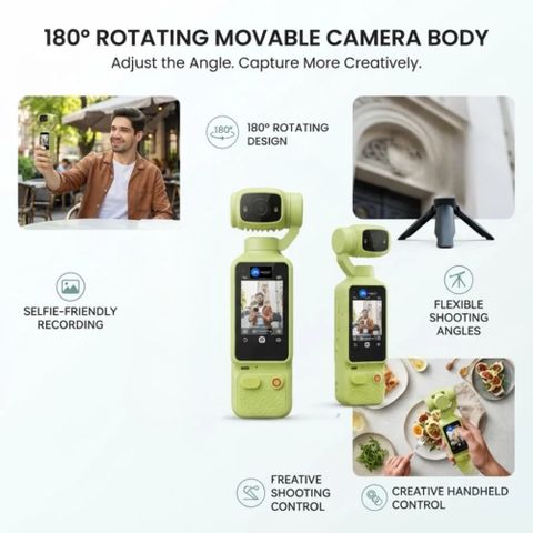 Maizic Smarthome Q10 Vlogging Camera 64MP 4K Green - Image 4