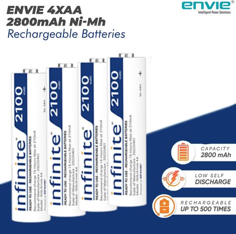 Envie ECR 11 MC Ultra Fast Charger with 4xAA 2800mAh Batteries - Image 6
