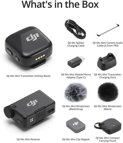 dji Mic Mini (1TX + 1RX) Camera Microphone Price in India - Buy dji Mic Mini (1TX + 1RX) Camera Microphone Price in India - Buy