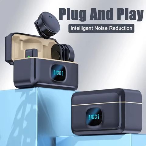otoobest Dual Wireless Lavalier Microphone - Image 6
