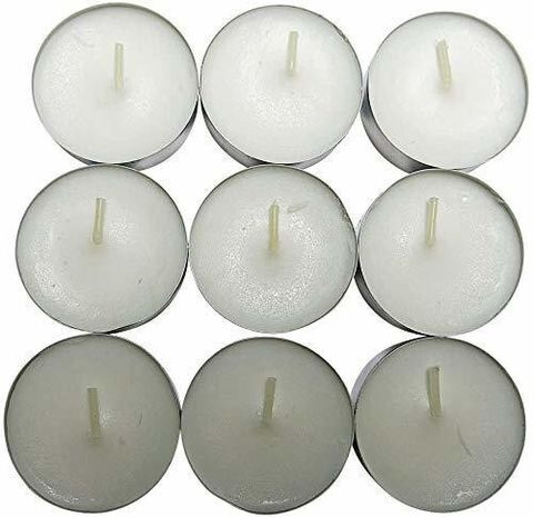 Silverlight Tea Light Candles Unscented Wax & Smokeless Candles for Diwali/Home/Birthday Candle (White, Pack of 25) - Image 6