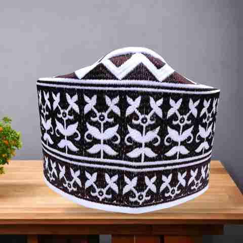 Barkati Embroidered Prayer Cap - Image 5
