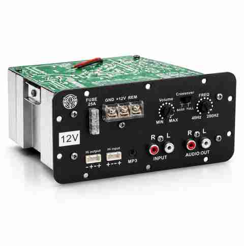 Carzi 120W Bass Tube Amplifier Module, 12V, Bass Tubes & Compatible Speaker Enclosures Mono Class AB Car Amplifier - Image 5