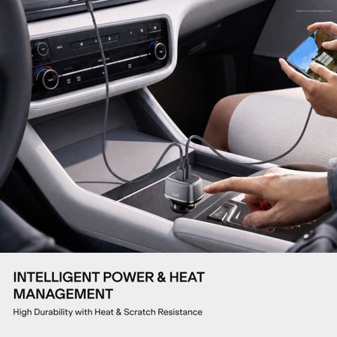 boAt 48 W Turbo Car Charger (Black, With USB Cable) - Image 8