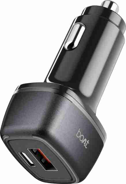 boAt 48 W Turbo Car Charger (Black, With USB Cable) - Image 3
